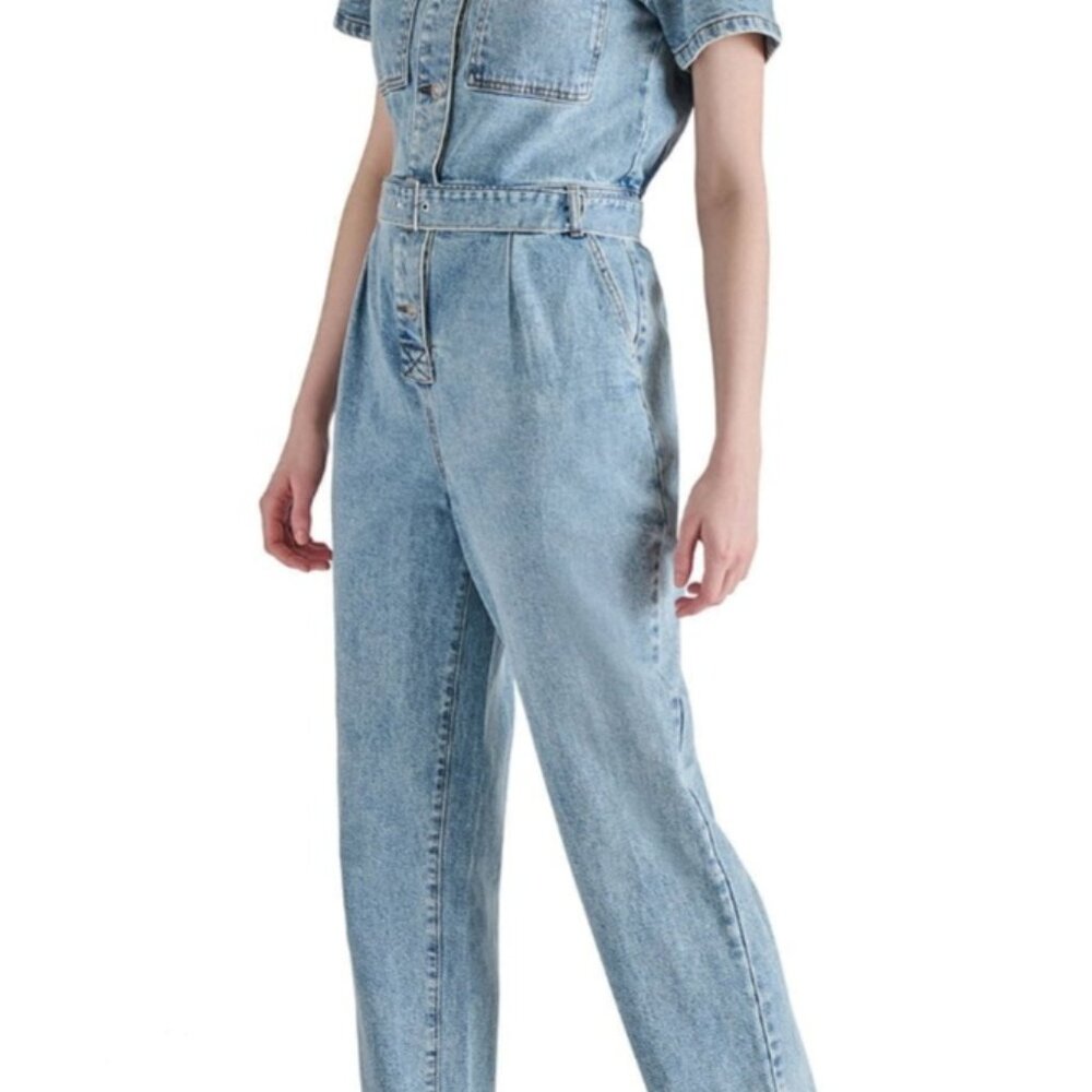 Steve Madden Women's Denim Jumpsuit XXS